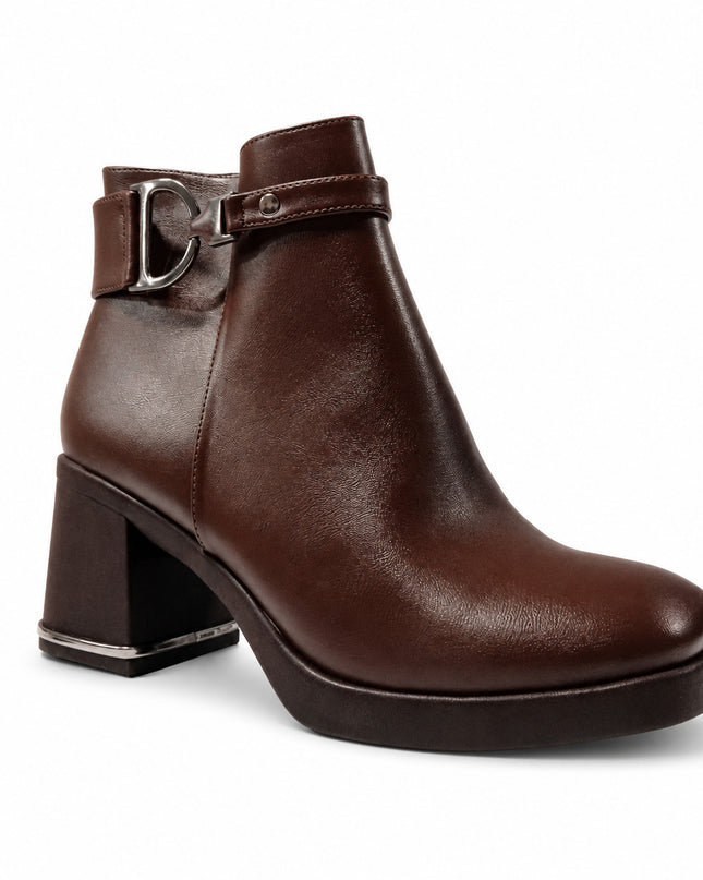 Botines Mujer Diono - Marrón