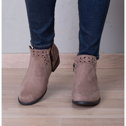 Botines Mujer Ginza - Topo
