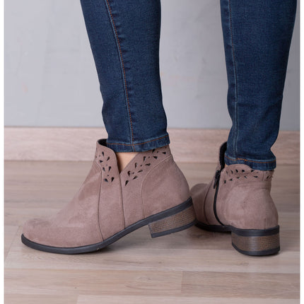 Botines Mujer Ginza - Topo