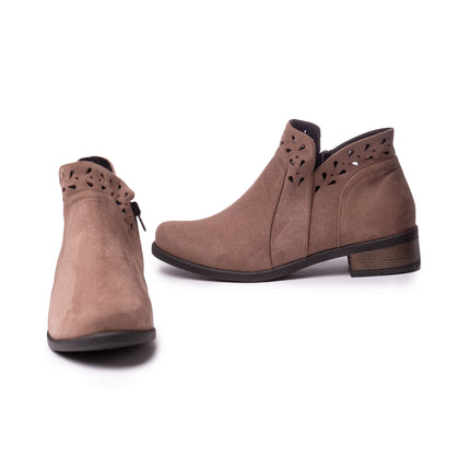Botines Mujer Ginza - Topo