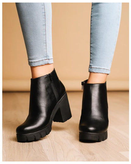 Botin Granada - Negro Cuero