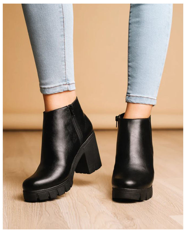 Botin Granada - Negro Cuero