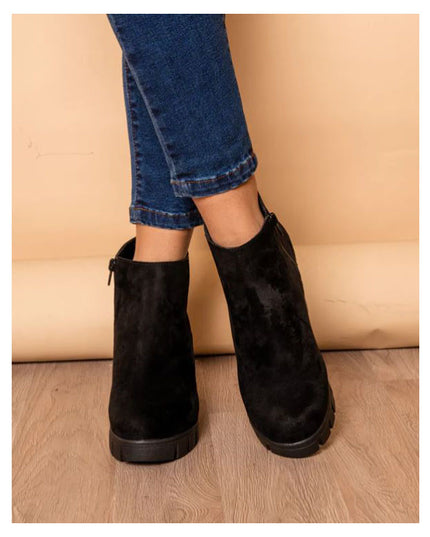 Botin Granada - Negro Gamuza