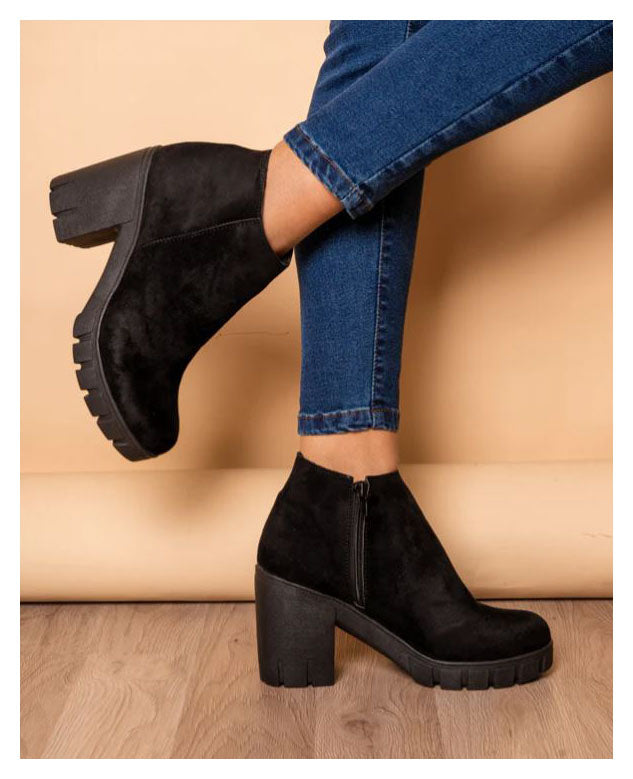 Botin Granada - Negro Gamuza