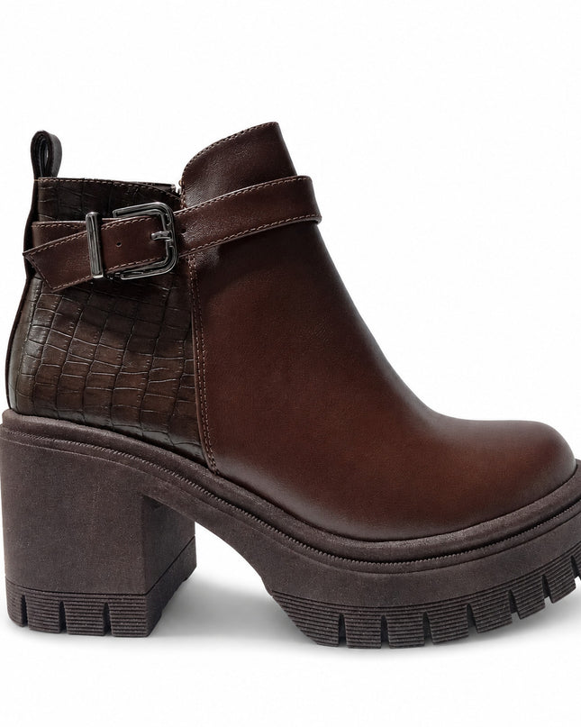 Botines Mujer Kaliro - Marron