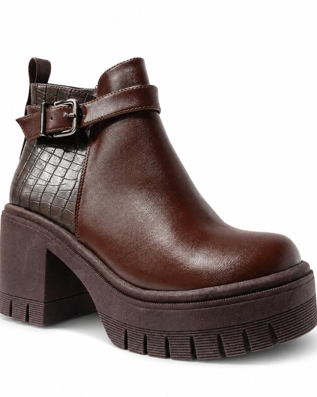 Botines Mujer Kaliro - Marron