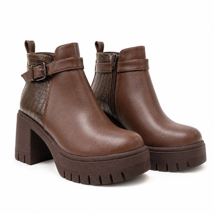 Botines Mujer Kaliro - Marron