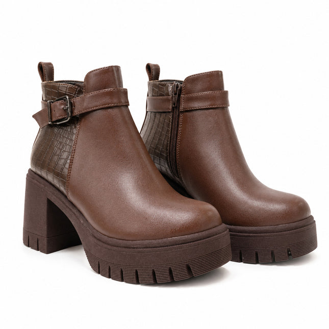 Botines Mujer Kaliro - Marron