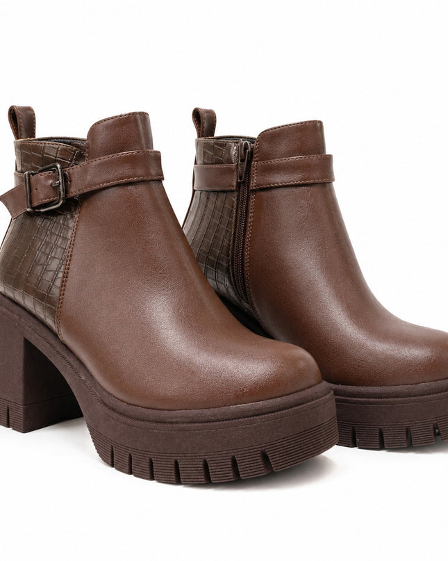 Botines Mujer Kaliro - Marron