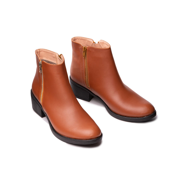 Botines Mujer Kobe - Camel