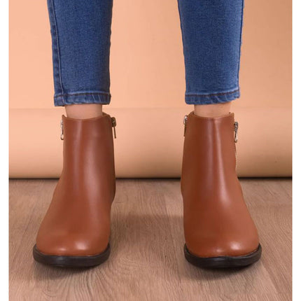 Botines Mujer Kobe - Camel