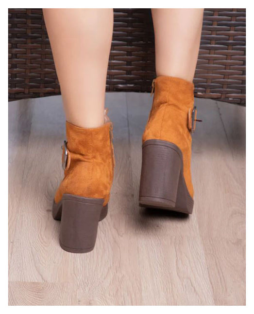 Botines Mujer Luxor - Camel