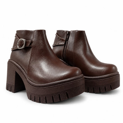 Botines Mujer Makazi - Marron