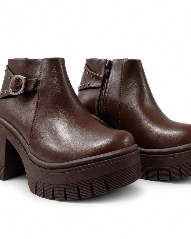 Botines Mujer Makazi - Marron