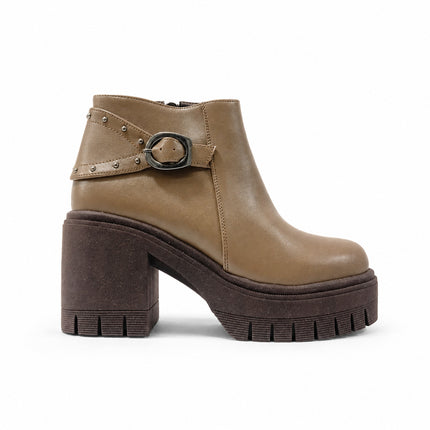 Botines Mujer Makazi - Marron Claro