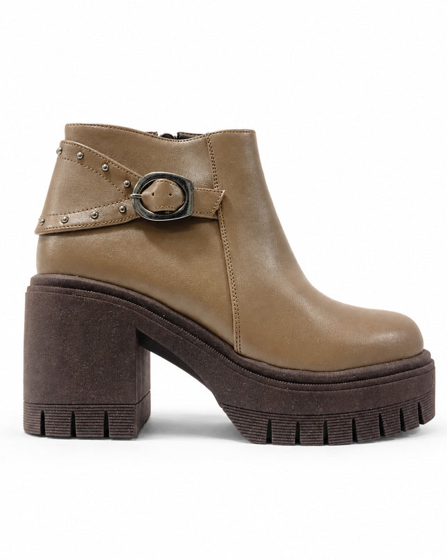 Botines Mujer Makazi - Marron Claro