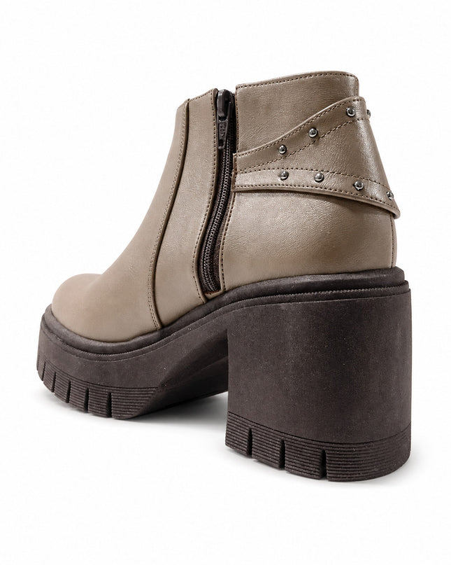 Botines Mujer Makazi - Marron Claro
