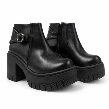 Botines Mujer Makazi - Negro