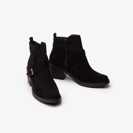 Botines Mujer Manzala - Negro Total