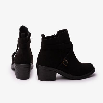 Botines Mujer Manzala - Negro Total