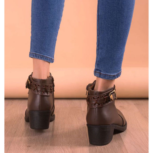 Botines Mujer Nagoya - Marron