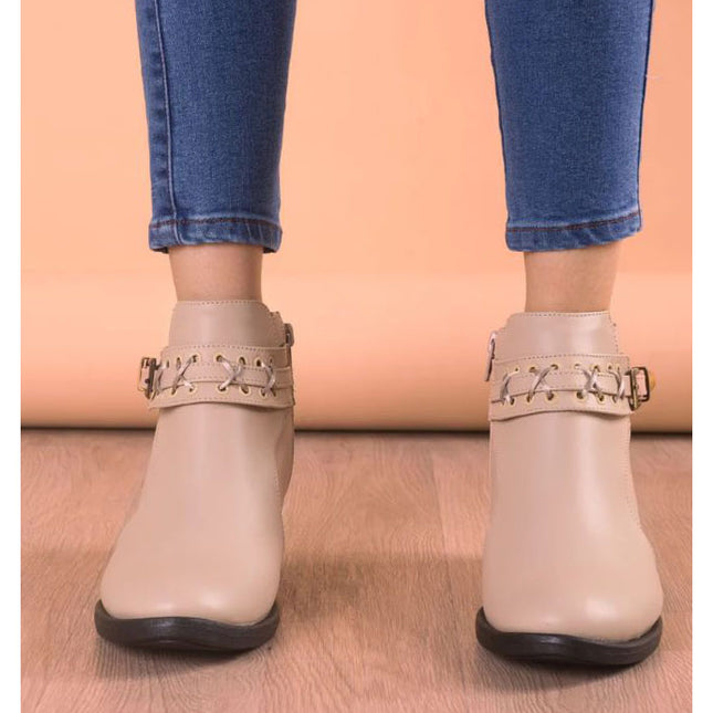 Botines Mujer Nagoya - Nude