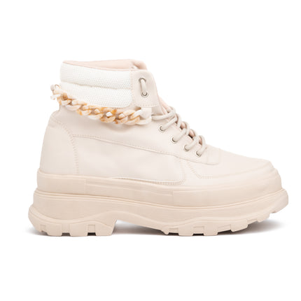 Botines Mujer Nalhy - Beige