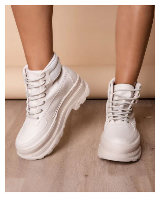 Botines Mujer Nalhy - Beige