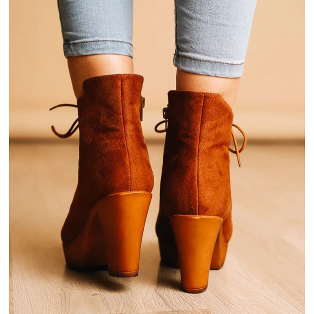 Botines Mujer Nasser - Camel