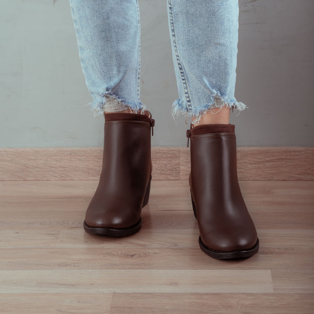 Botines Mujer Nesebar - Marrón