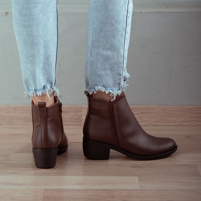 Botines Mujer Nesebar - Marrón