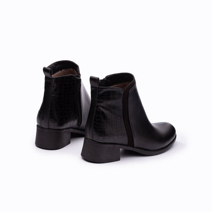 Botin Nesebar - Negro Serpiente