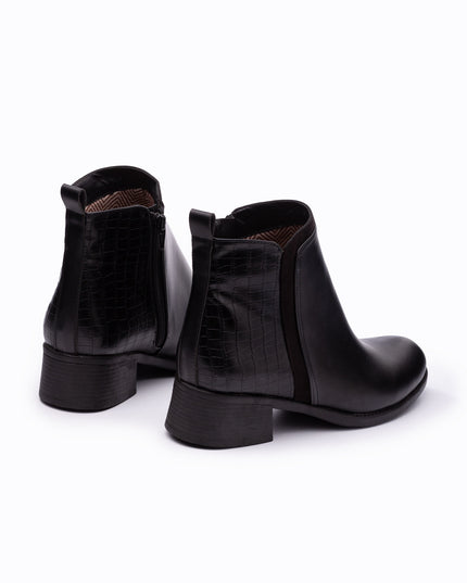 Botin Nesebar - Negro Serpiente