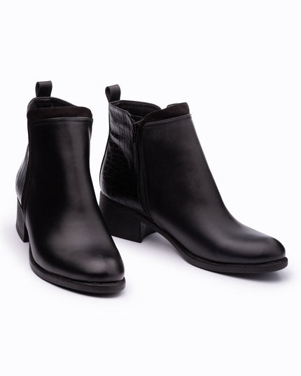 Botin Nesebar - Negro Serpiente