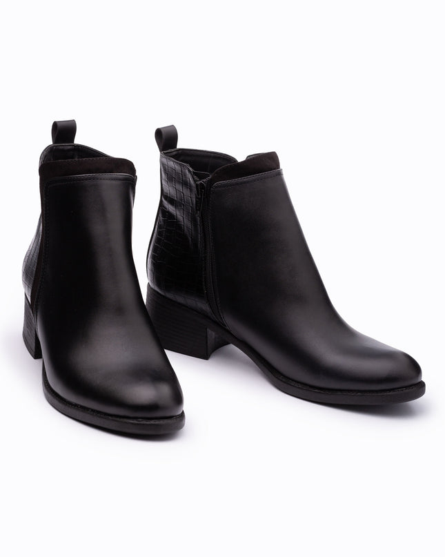 Botin Nesebar - Negro Serpiente