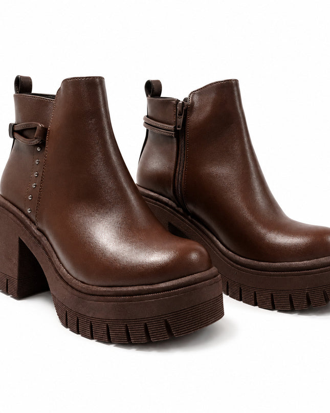 Botines Mujer Nuvia - Marron