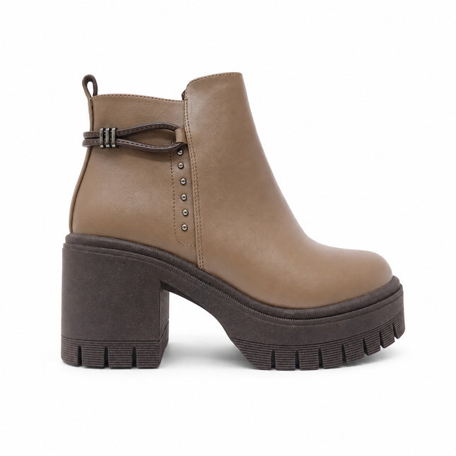 Botines Mujer Nuvia - Marron Claro