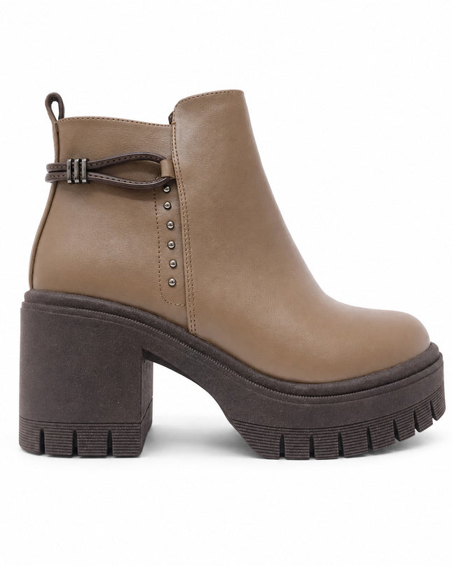 Botines Mujer Nuvia - Marron Claro