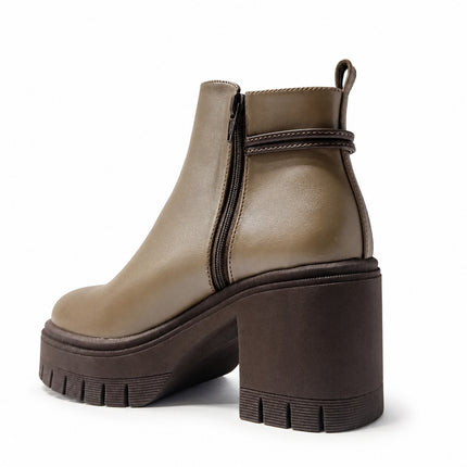 Botines Mujer Nuvia - Marron Claro