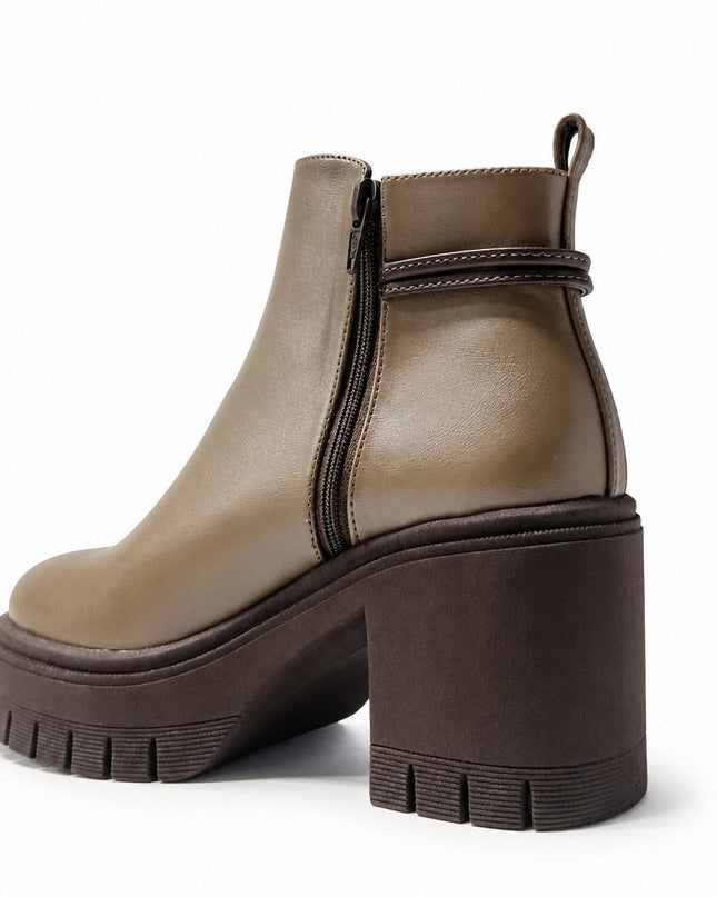 Botines Mujer Nuvia - Marron Claro