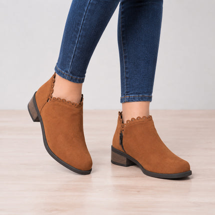 Botines Mujer Ostende - Camel