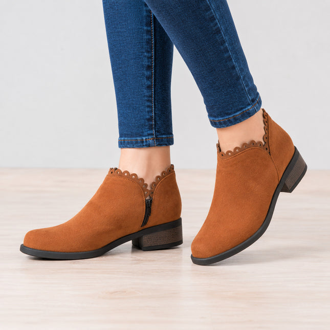 Botines Mujer Ostende - Camel