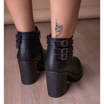 Botines Mujer Pisa - Negro