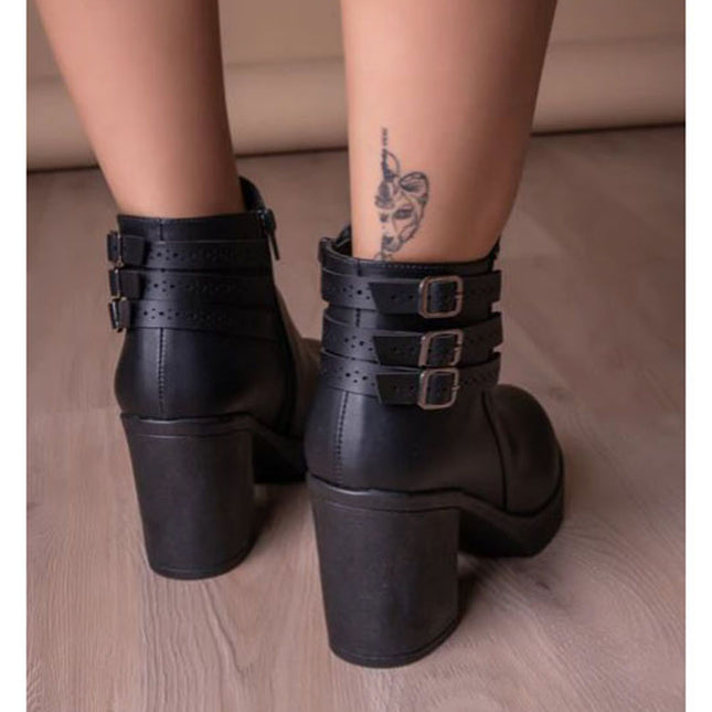 Botines Mujer Pisa - Negro