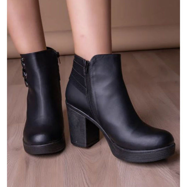 Botines Mujer Pisa - Negro