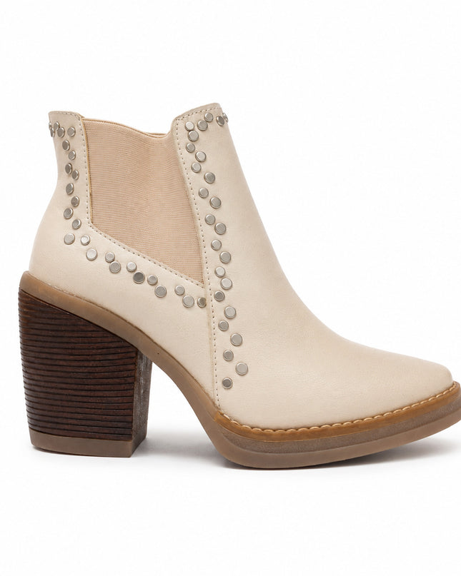 Botines Mujer Rivali - Nude
