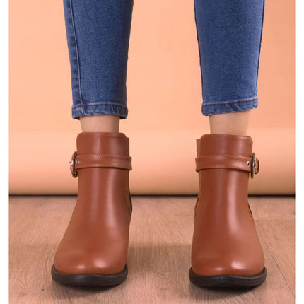 Botines Mujer Sapporo - Camel