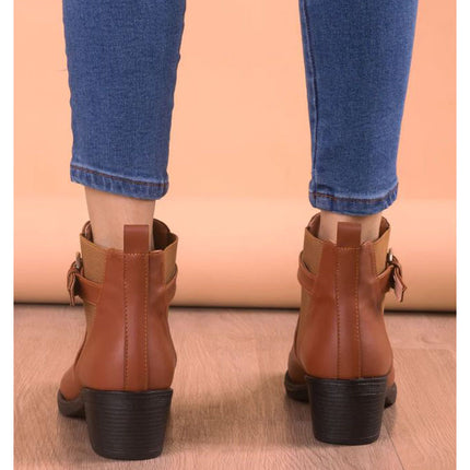 Botines Mujer Sapporo - Camel