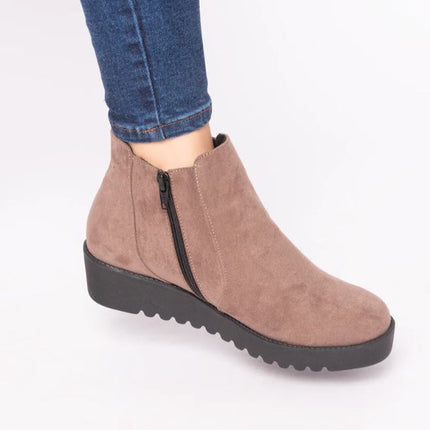 Botines Mujer Spa - Topo