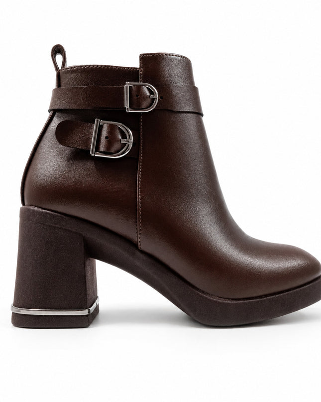 Botines Mujer Yamy - Marron